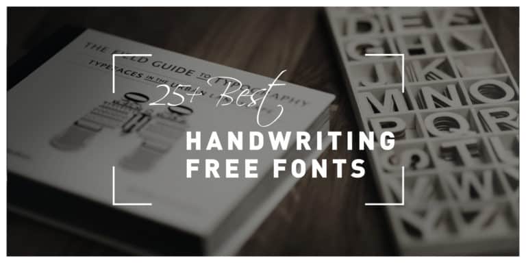 25+ Best Free Handwriting Fonts