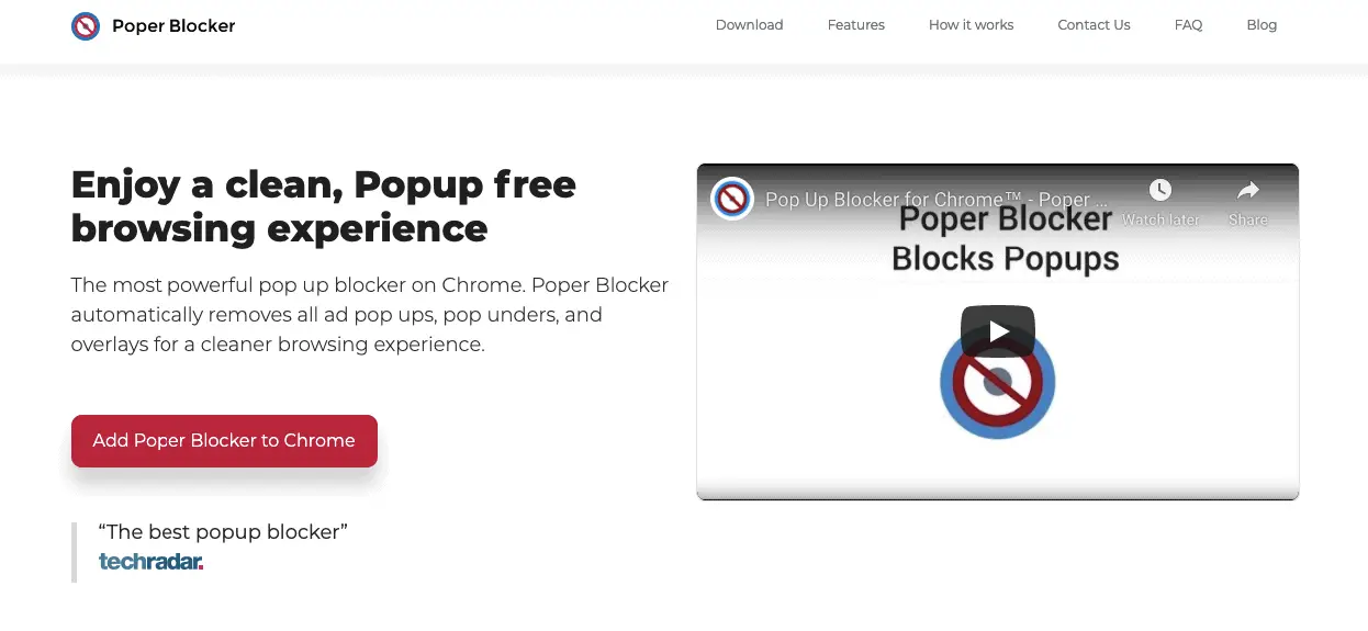 Poper Blocker