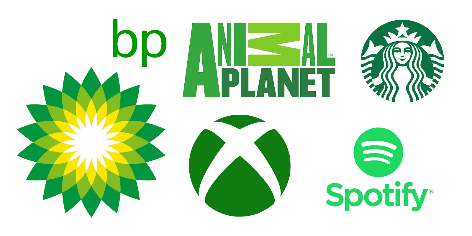 Green logos