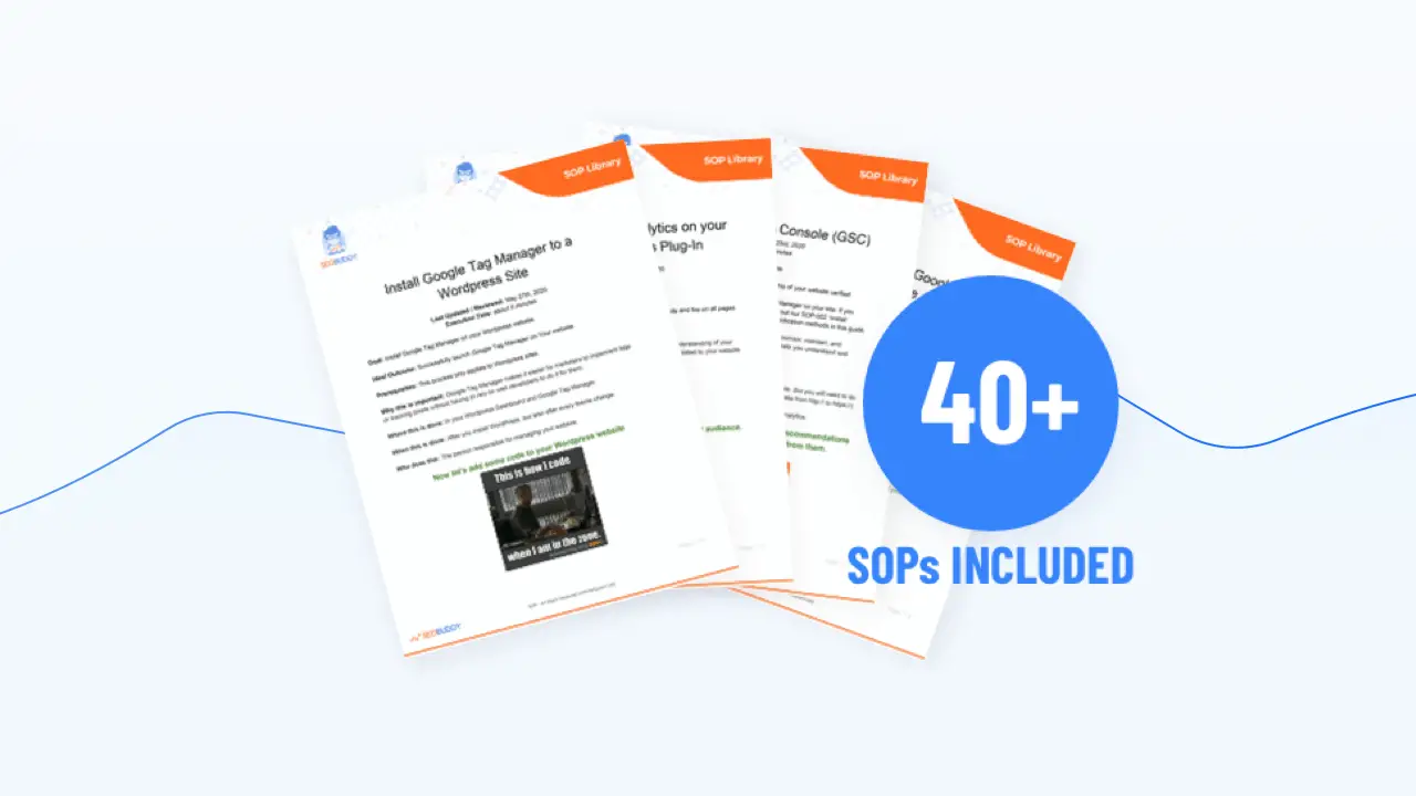 SEO Checklist SOPs