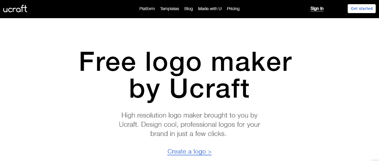 Ucraft's Logo Maker