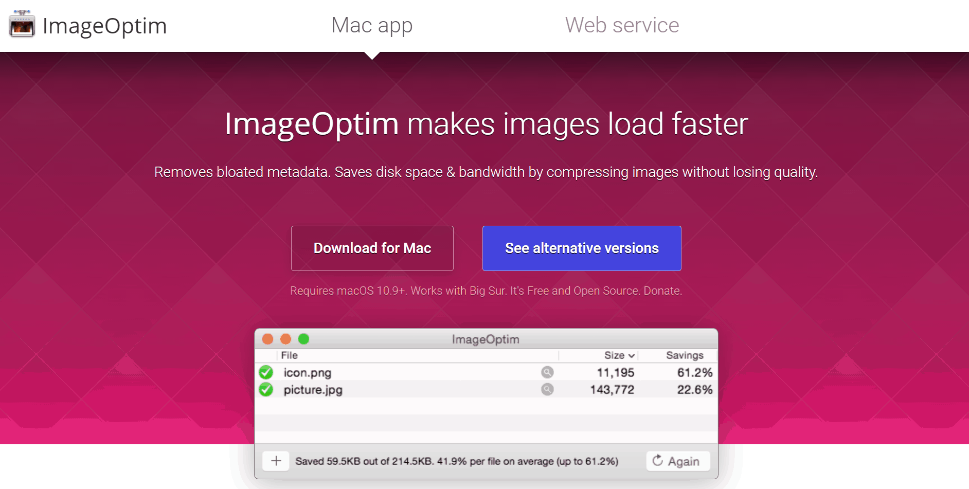 Fast remove. Compression Tool software. Best software Tools to compress huge files. 10 Quick image optimize software Mac free.