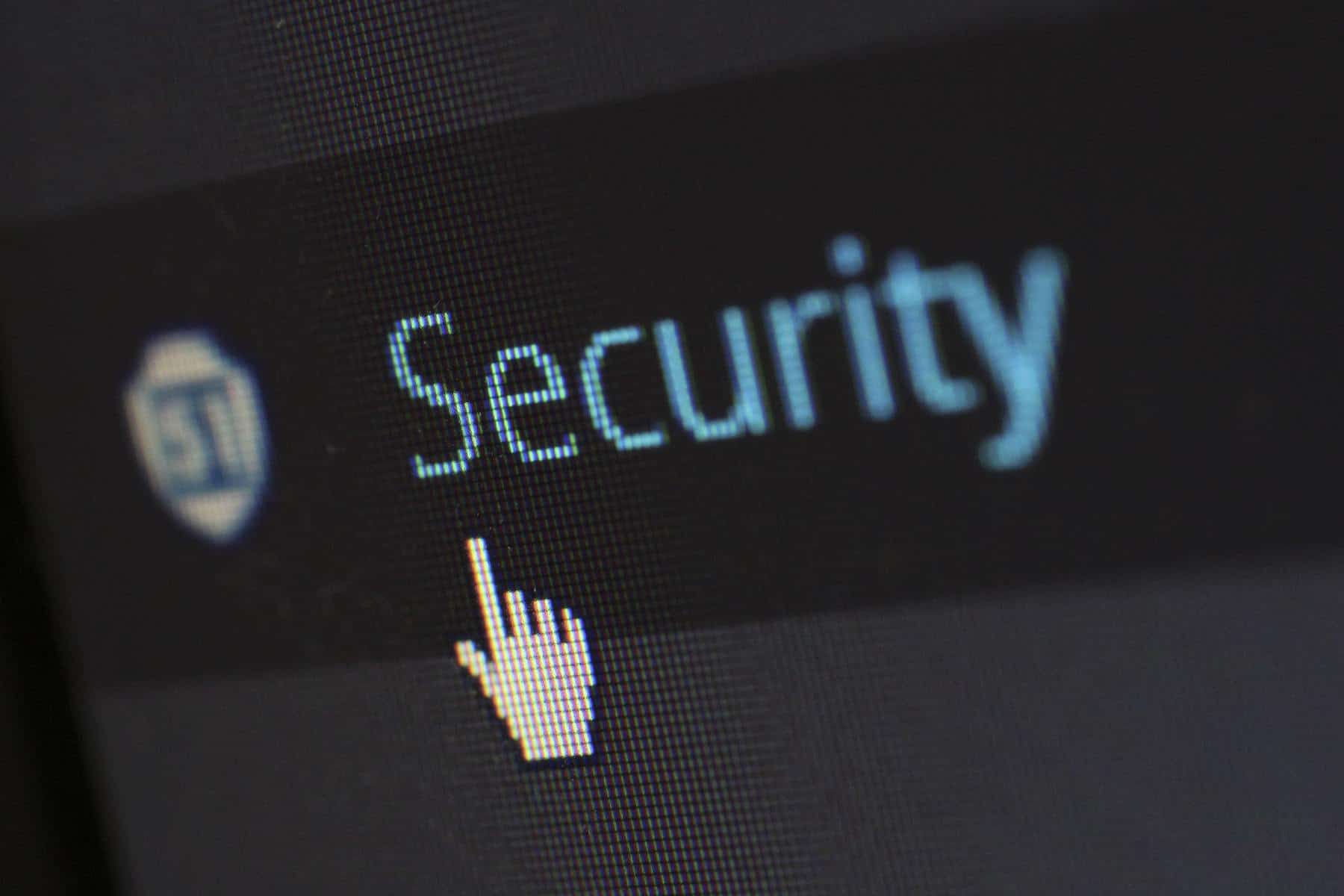 Security tab in WordPress