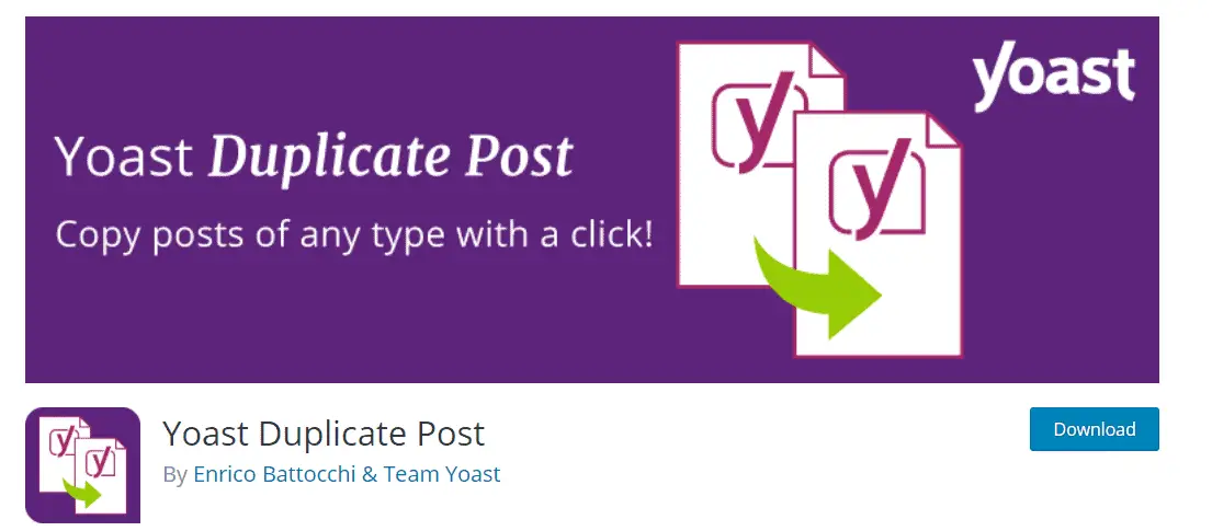 Yoast Duplicate Post