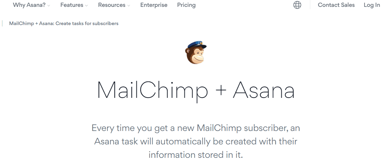 MailChimp integration