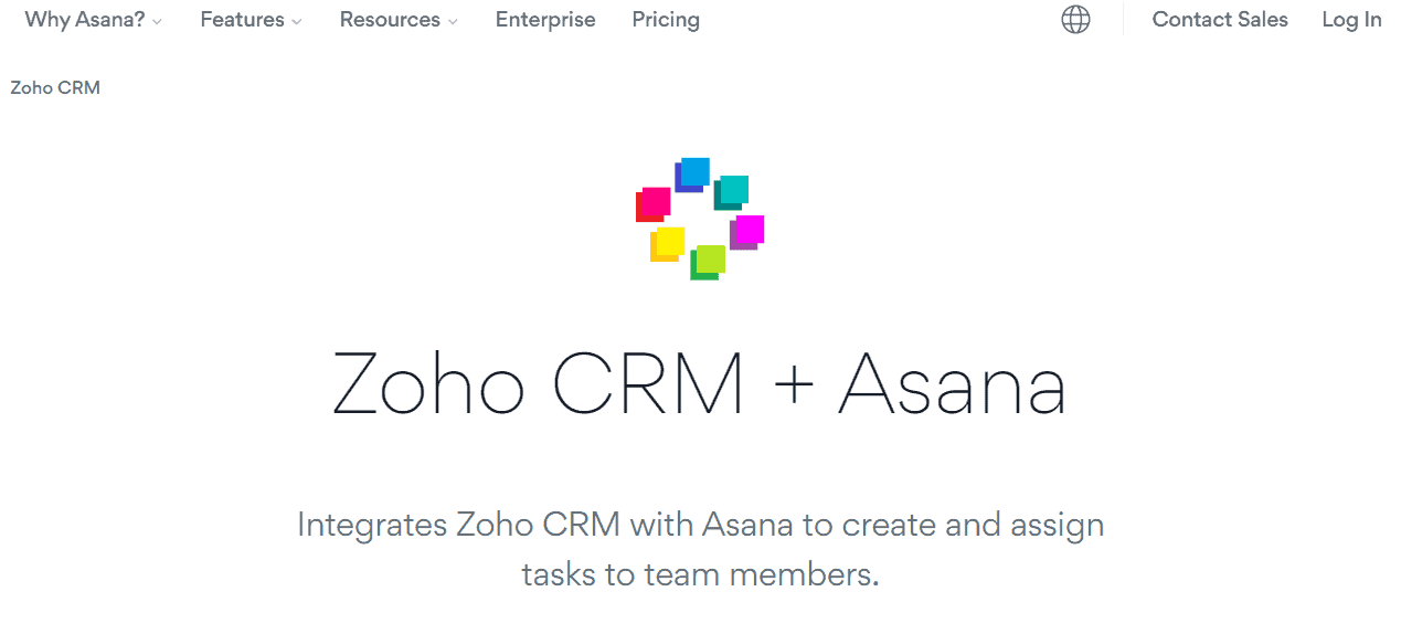 Zoho integration