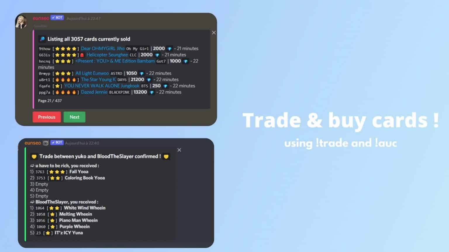 Trading Bot Command Line How to Use Eunseo Bot Commands for Discord