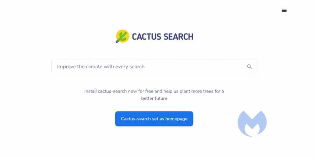 Symptoms of Cactus Search Redirect