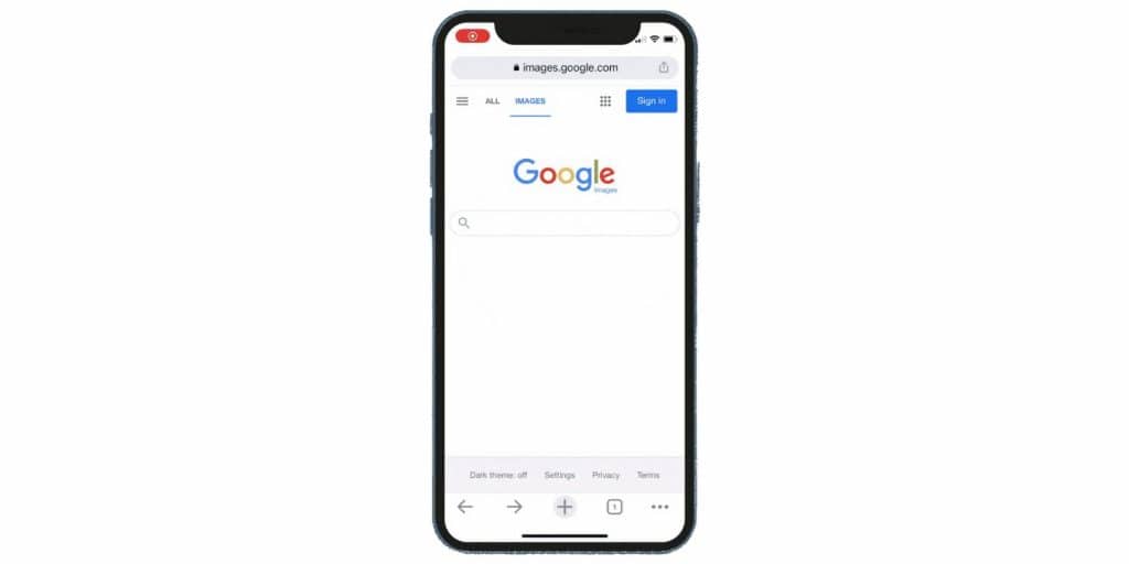 Using Google Images for Reverse Image Search on iPhone