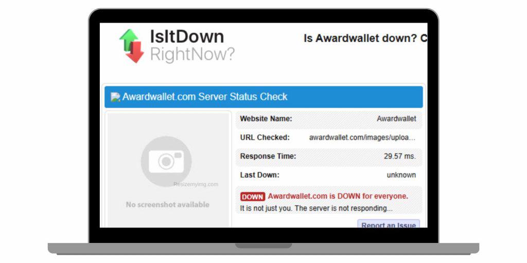 Check If AwardWallet Is Down