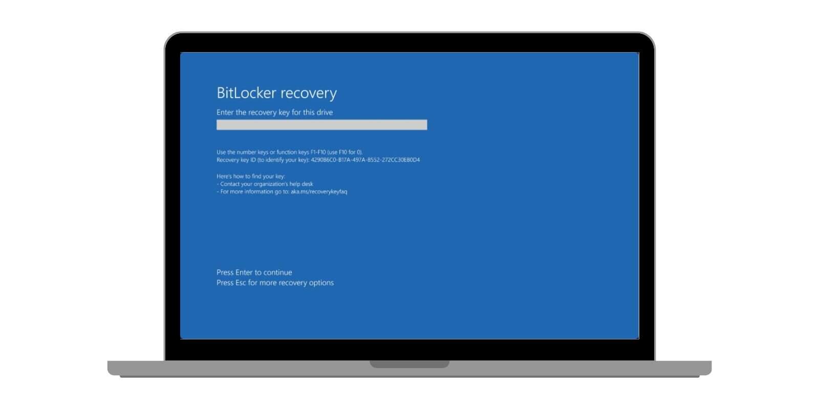 Reasons Your Laptop Boots to the BitLocker Recovery Key